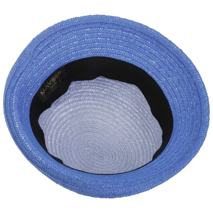 Women Straw Hats Mayser Nanni Twotone Straw Hat Beige Women Straw Hats Mayser Nanni Twotone Straw Hat Beige