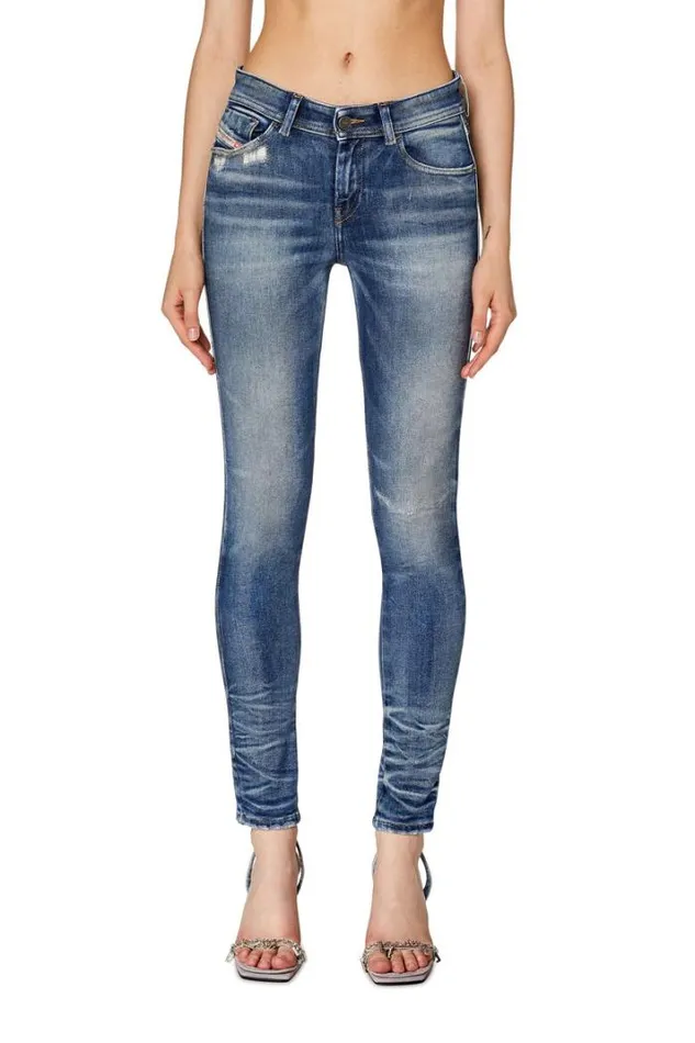 Women Super Skinny Jeans 2017 Slandy 09g14 Medium Blue Diesel Super Skinny Women Super Skinny Jeans 2017 Slandy 09g14 Medium Blue Diesel Super Skinny