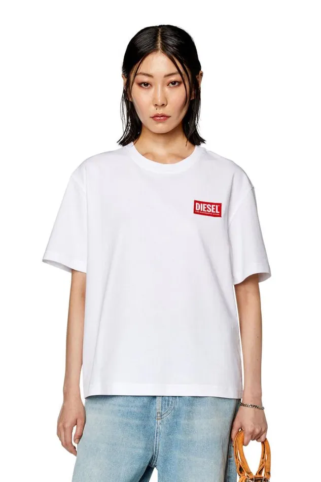 Women TDannyNlabel White Diesel Tshirts And Tops Women TDannyNlabel White Diesel Tshirts And Tops