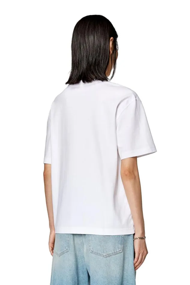 Women TDannyNlabel White Diesel Tshirts And Tops Women TDannyNlabel White Diesel Tshirts And Tops