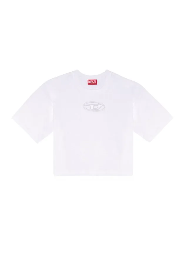 Women TRowyOd White Diesel Tshirts And Tops