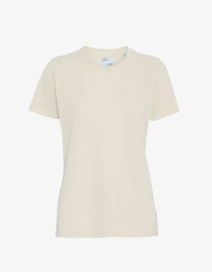 Women TShirts Colorful Standard Women Light Organic Tee Ivory White