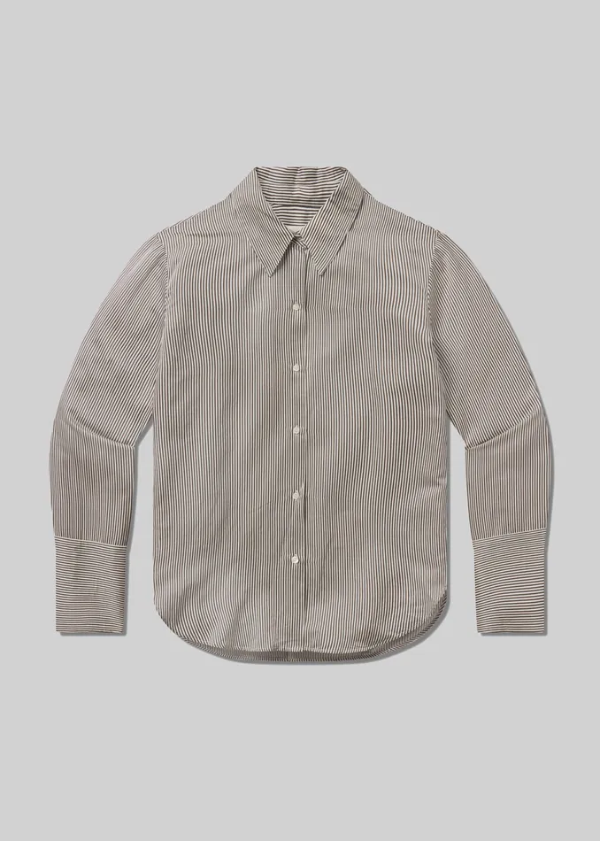 Women Tops Citizens Of Humanity Camilia Shirt In Venetian Stripe