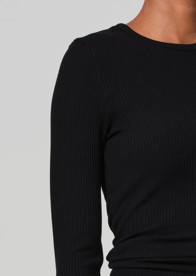 Women Tops Citizens Of Humanity Fellina One Sleeve In Black