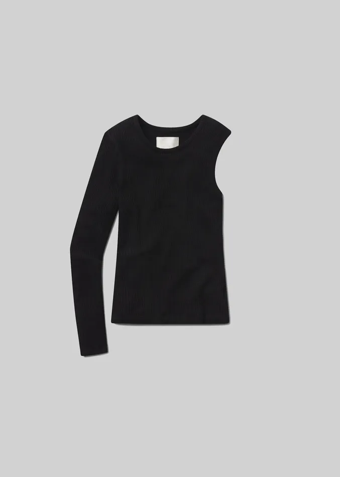 Women Tops Citizens Of Humanity Fellina One Sleeve In Black
