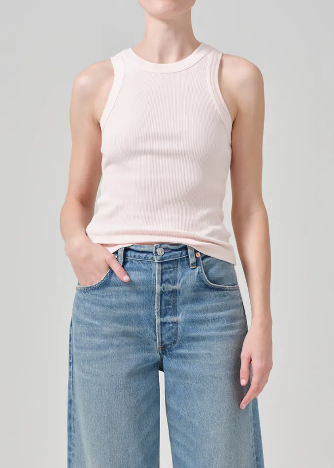 Women Tops Citizens Of Humanity Isabel Rib Tank In Cameo