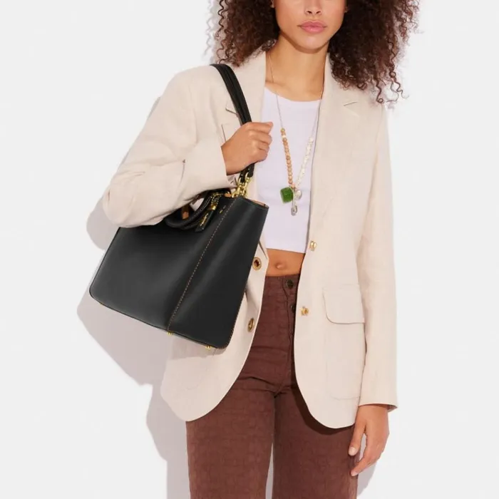 Women Totes and Carryalls Coach Rae Tote Brassblack