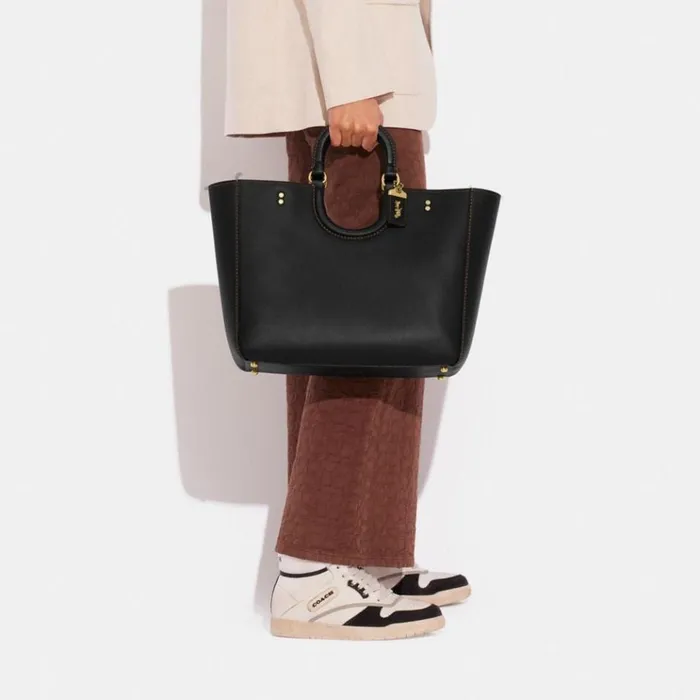 Women Totes and Carryalls Coach Rae Tote Brassblack