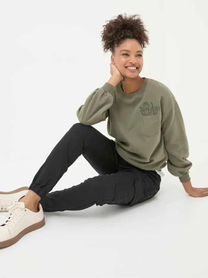 Women Trousers and Leggings Fat Face Hythe Black Cargo Trousers