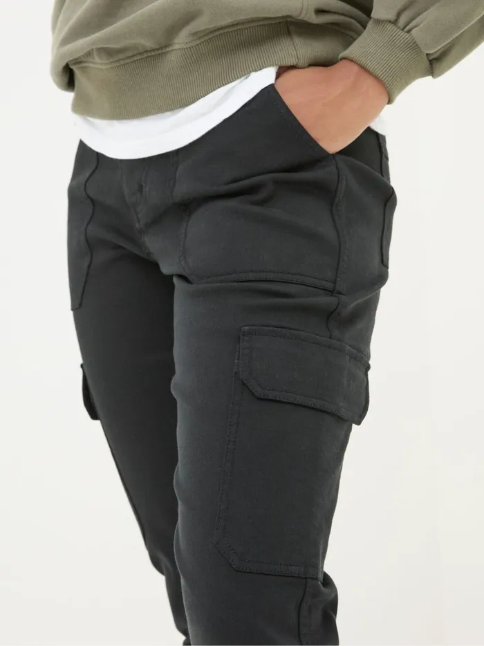 Women Trousers and Leggings Fat Face Hythe Black Cargo Trousers