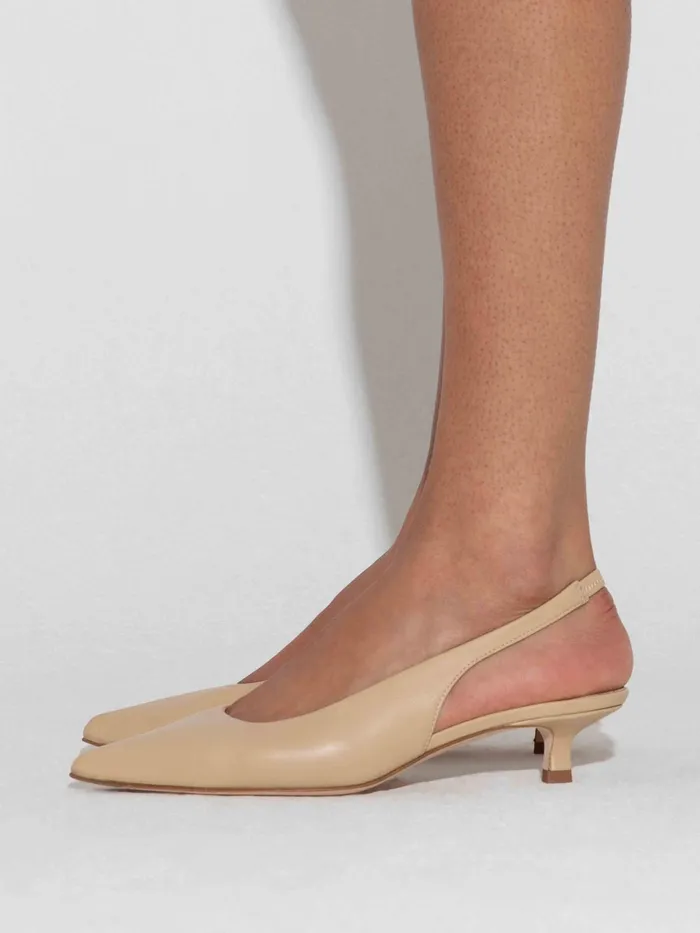 Women Valerie Nappa Leather Slingback Pumps Aeyde Slingbacks