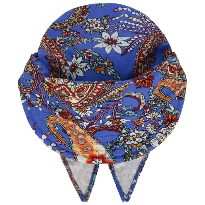 Women Visors Mayser Emma Jersey Bandana Cap Blue