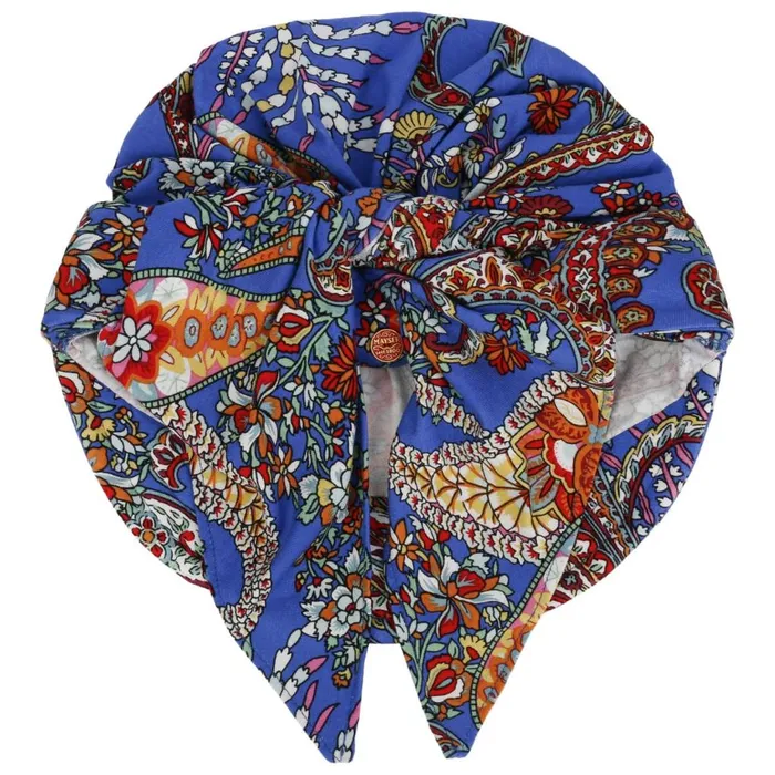 Women Visors Mayser Emma Jersey Bandana Cap Blue