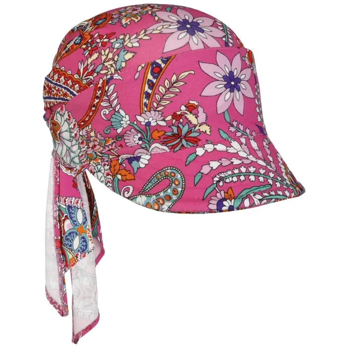 Women Visors Mayser Emma Jersey Bandana Cap Blue