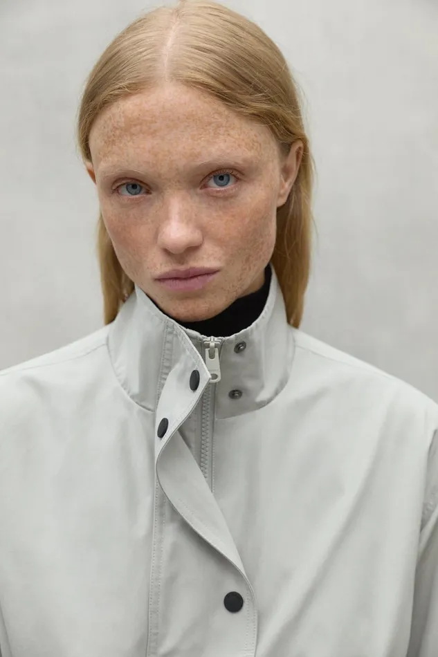 Women White Hokai Jacket Ecoalf Coats And Jackets