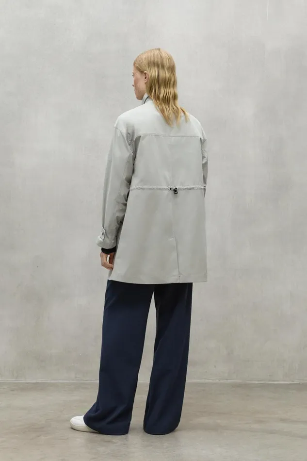 Women White Hokai Jacket Ecoalf Coats And Jackets