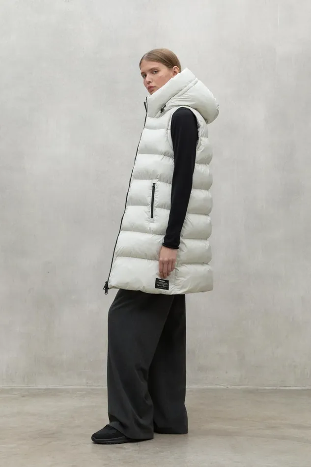 Women White Manlie Waistcoat Ecoalf Vests
