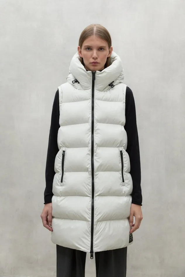 Women White Manlie Waistcoat Ecoalf Vests