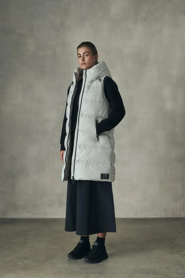 Women White Manlie Waistcoat Ecoalf Vests