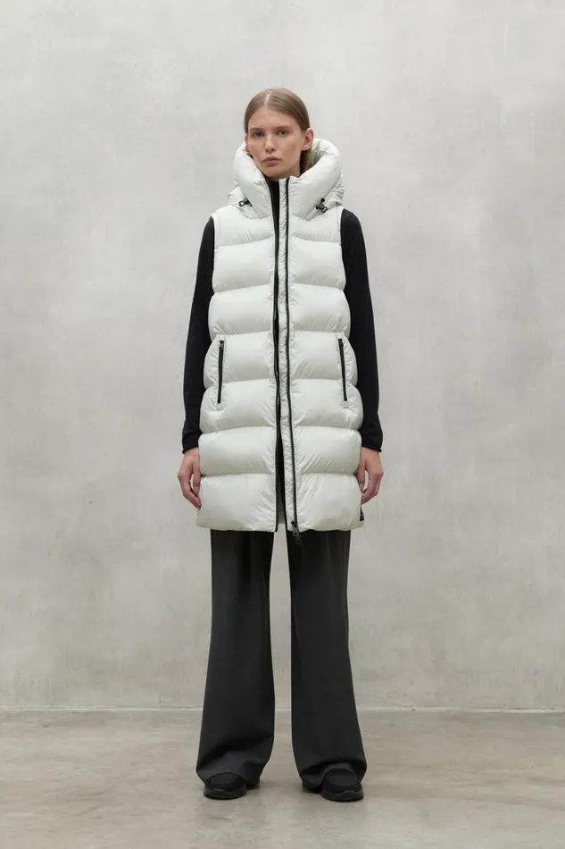 Women White Manlie Waistcoat Ecoalf Vests
