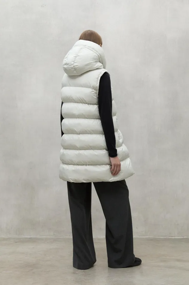 Women White Manlie Waistcoat Ecoalf Vests