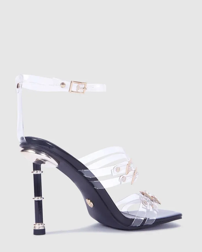 Women ZAGGER BLACK Stilettos Party NOVO Shoes