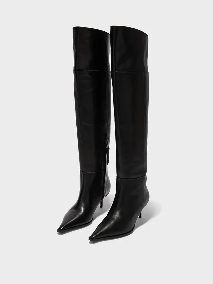 Women Zsazsa Leather OverKnee Boots Aeyde KneeHigh Boots