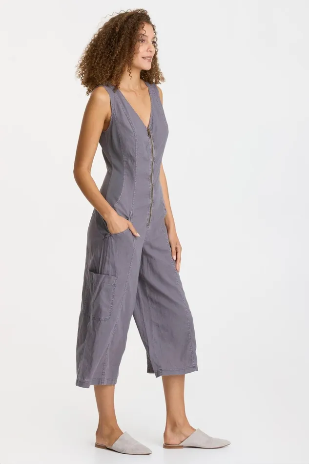 XCVI Linen Norris Jumpsuit Women Jumpsuits