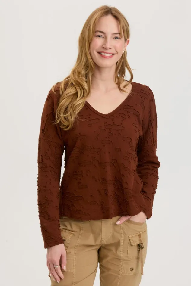 XCVI Pavel VNeck Women Tees