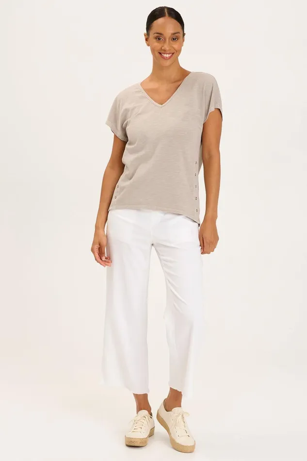 XCVI Slub Rian Top Women Tees