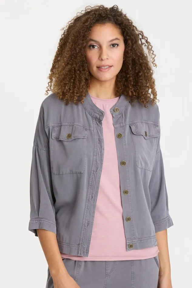 XCVI Twill Colbert Jacket Women Jackets