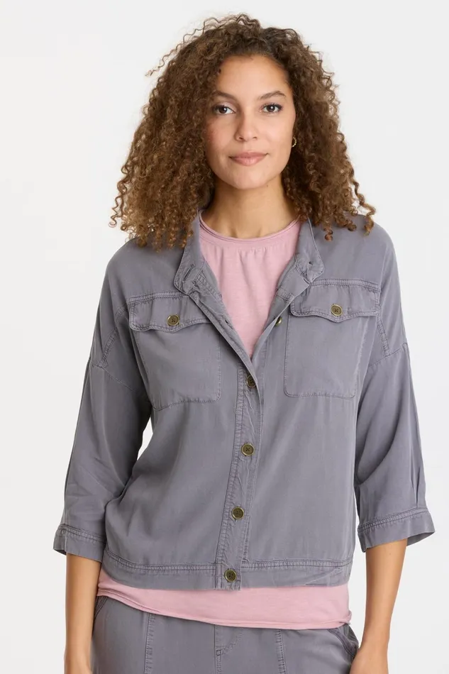 XCVI Twill Colbert Jacket Women Jackets