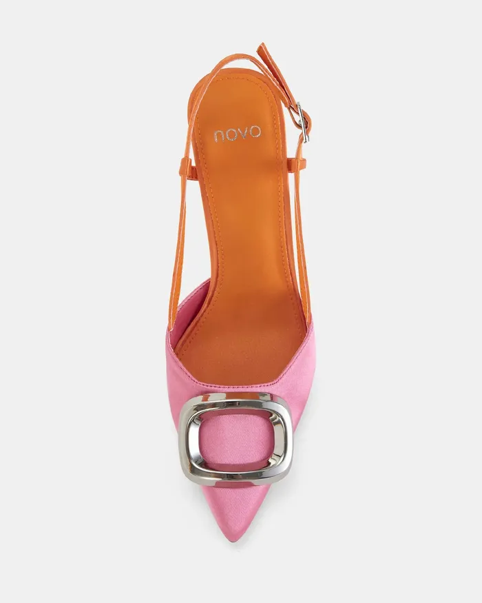 YAMINI MULTICOLOUR Closed Toe Heels Stilettos NOVO Shoes Women