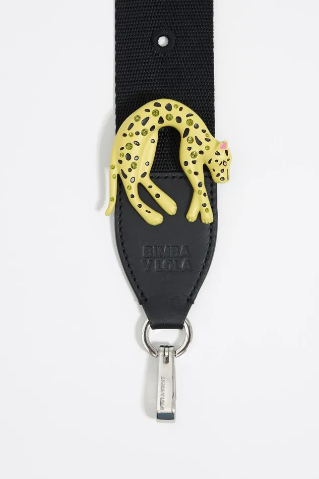 Yellow Crystals Panther Charm Yellow Women Bimba Y Lola Bag Charms Yellow Crystals Panther Charm Yellow Women Bimba Y Lola Bag Charms
