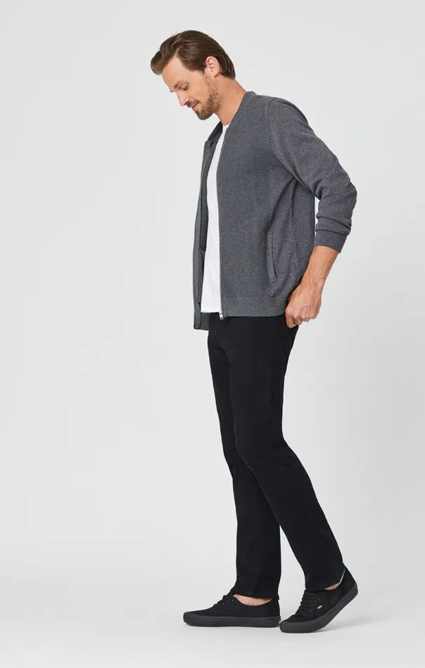 Zach Straight Leg In Black Williamsburg Men Mavi Jeans Denim