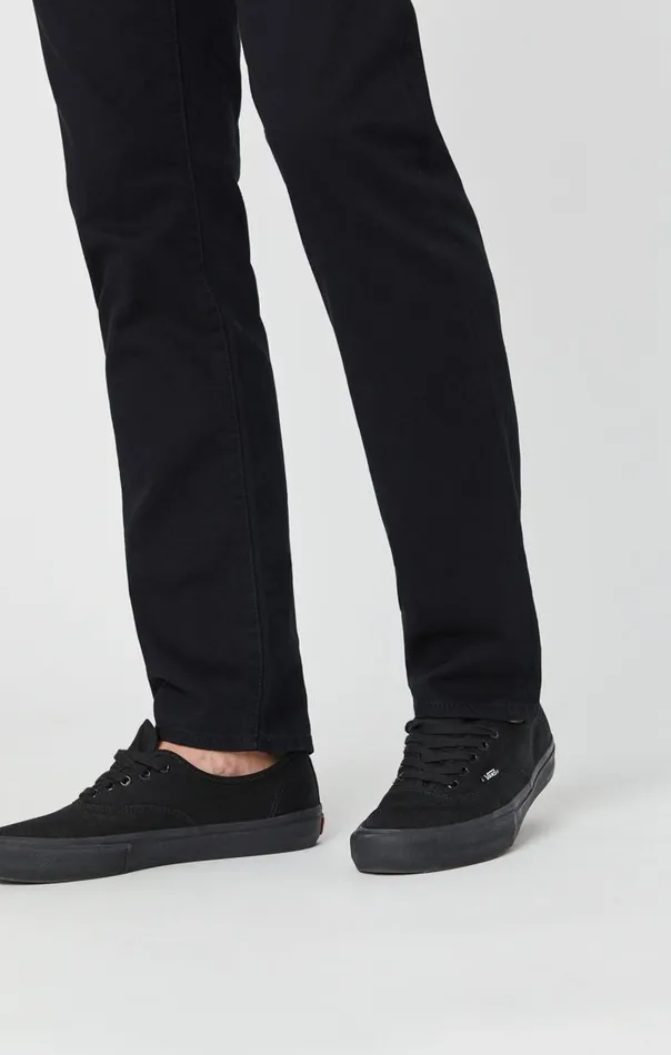Zach Straight Leg In Black Williamsburg Men Mavi Jeans Denim