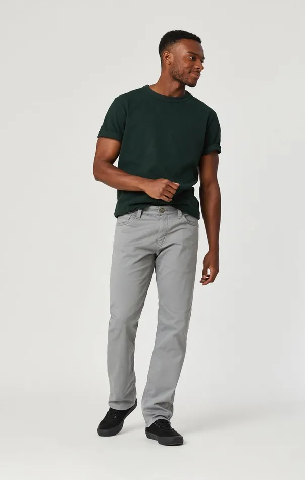 Zach Straight Leg In Shark Skin Twill Men Mavi Jeans Pants